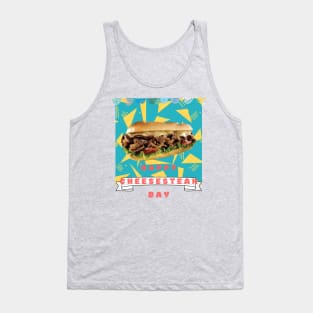 Happy national cheesesteak day Tank Top